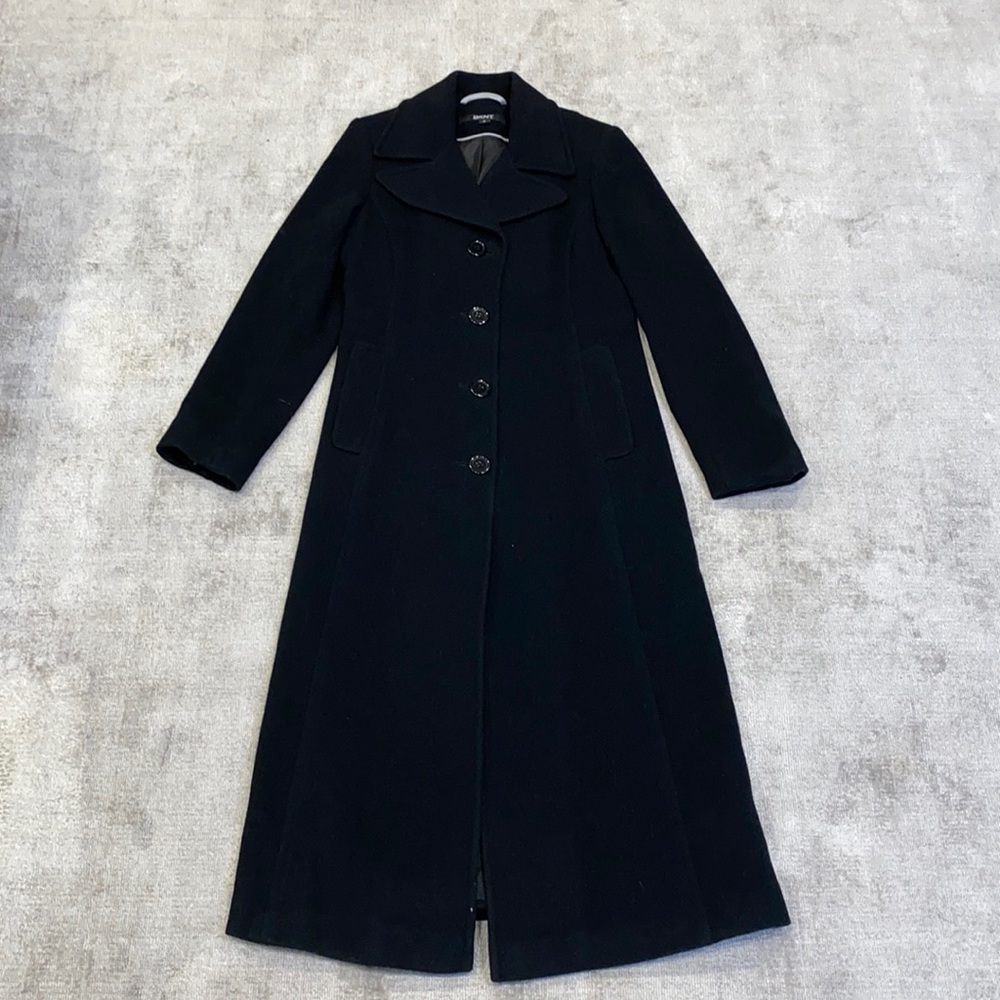 DKNY black blend long Coat